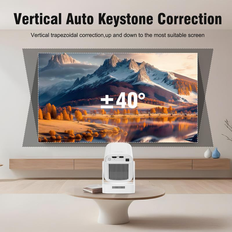 [US Warehouse] Magcubic Auto Focus HY310 Projector 330ANSI 4K Videosource Supported Native 1080P BT5.4 WIFI6 Airmouse Android 11 Built-In Speaker Allwinner H713 180° Flexible 130"Screen 60Hz Reflash Home Cinema Mini Portable Projector