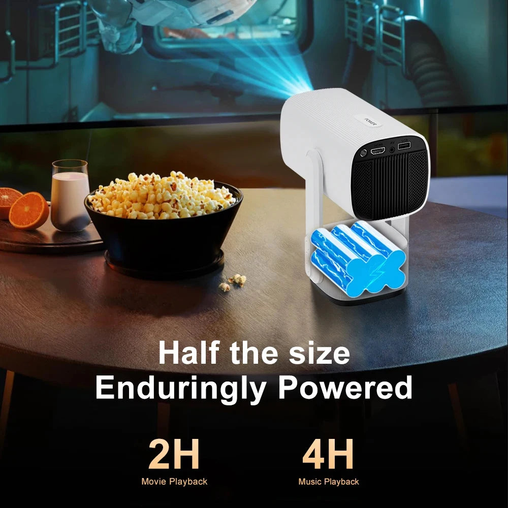 K2 Projector Android 11.0 2.4/5G Wifi 6 BT 5.2 Native 720P Support 4K Home Cinema Portable Outdoor Smart Mini Projector