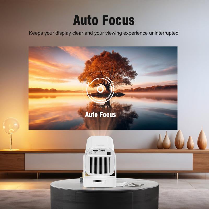 [US Warehouse] Magcubic Auto Focus HY310 Projector 330ANSI 4K Videosource Supported Native 1080P BT5.4 WIFI6 Airmouse Android 11 Built-In Speaker Allwinner H713 180° Flexible 130"Screen 60Hz Reflash Home Cinema Mini Portable Projector